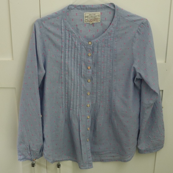 Preppy Lightweight Work Blouse Ladies Size 8 - Picture 3 of 6
